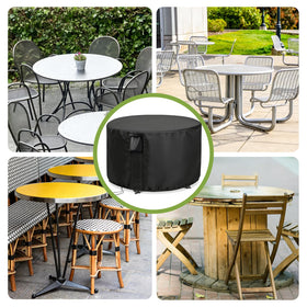 Jungda round table cover all-weather protection extends furniture life year-round.