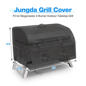 Jungda table-top grill cover waterproof 600D guards against rain