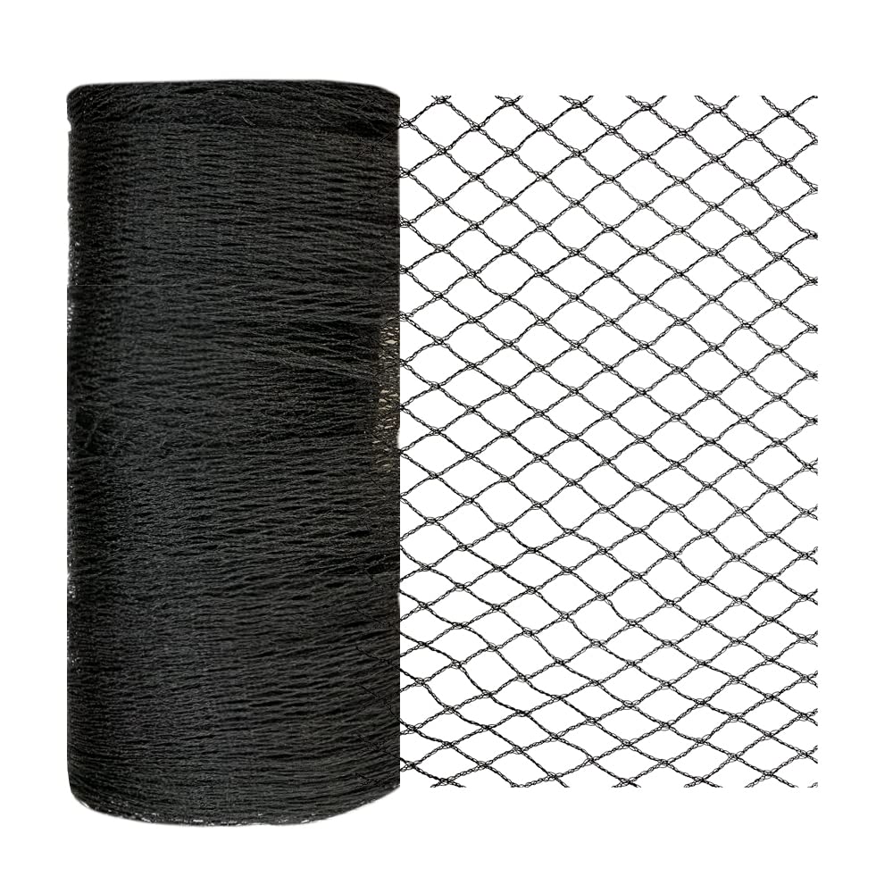 Junkogo Bird Netting 7.5x100 ft protects crops from birds while letting you water without removal.