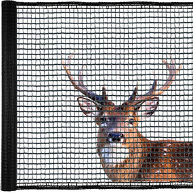 JUNKOGO deer fence netting rolled for easy setup and garden protection
