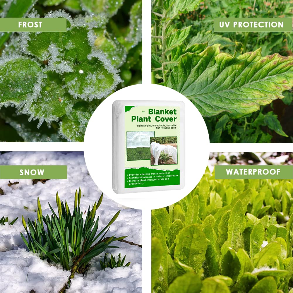 JUNKOGO extend growing season cover retaining warmth for earlier planting