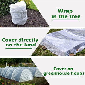 JUNKOGO garden row cover offering shade and insect barrier for plants