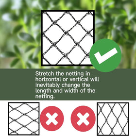 Junkogo Water-through design lets irrigation proceed without removing the net.