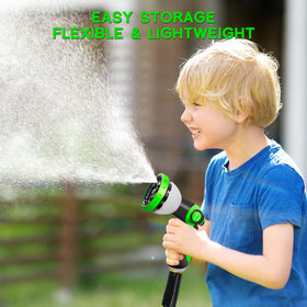 Junredy 10-function nozzle offers versatile patterns for plants and cleaning.