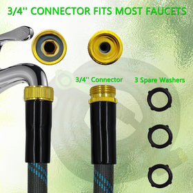 Junredy 10-function nozzle adapts from gentle mist to powerful jet for tasks.
