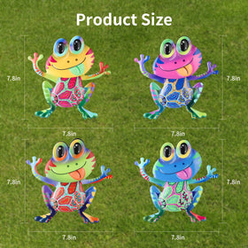 Junware frog wall decor hangs easily with back hook; no assembly needed.