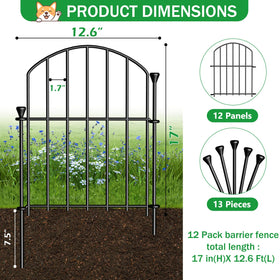 JUNYAO no-dig snap-circle installation showing tool-free setup for rapid fencing.