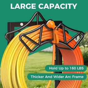 Base with deep-grip spikes anchors securely into ground.