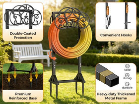 JUNYIYOUO stand with robust ground spikes ensures stability outdoors.