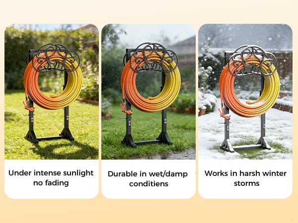 JUNYIYOUO unit is portable for use across yard spaces and patios.