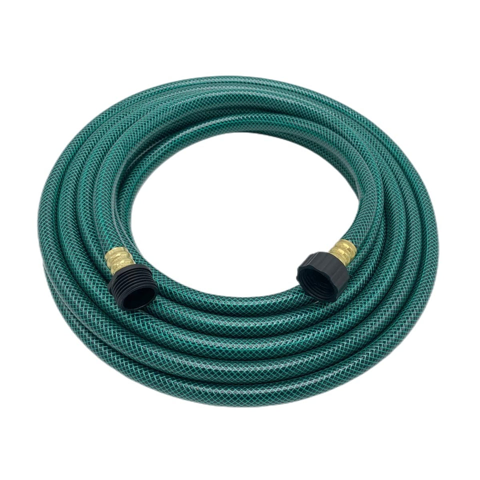 JUNZHIDA half-inch garden hose 10ft for quick lawn watering and car wash tasks.