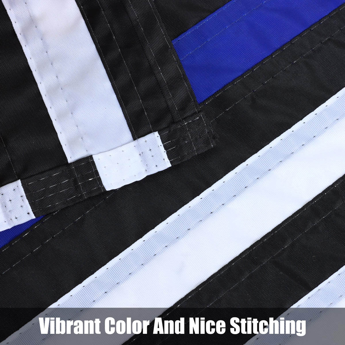 JUSHEN colorfast nylon flag resists fading in rain and snow