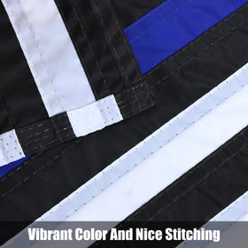 JUSHEN colorfast nylon flag resists fading in rain and snow