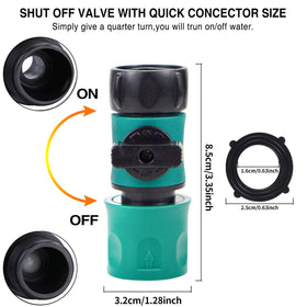JUSONEY quick-connect male adapter shows secure, versatile hose connections.