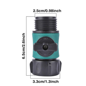 JUSONEY rust resistant valve body withstands outdoor use without corrosion.