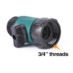 JUSONEY TPR coated valve provides anti slip grip for wet hands.