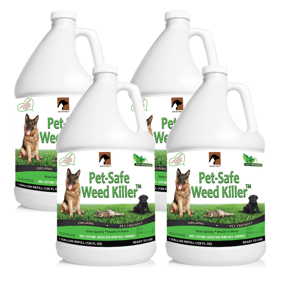 Just For Pets Weed Killer Spray bottle for easy garden weed control