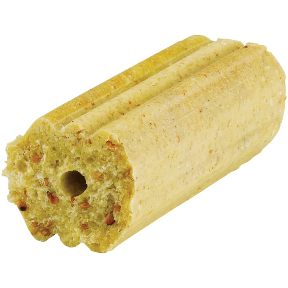 Just One Bite II ridged bars promote chewing and faster feeding.