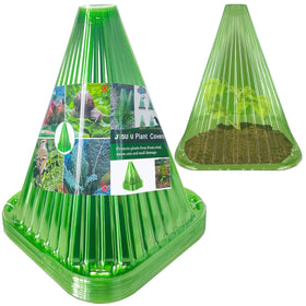 JUSUFU garden cloche for seedling protection shields young plants from pests