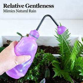 JUSUFU watering can features an easy-fill lid for refills.