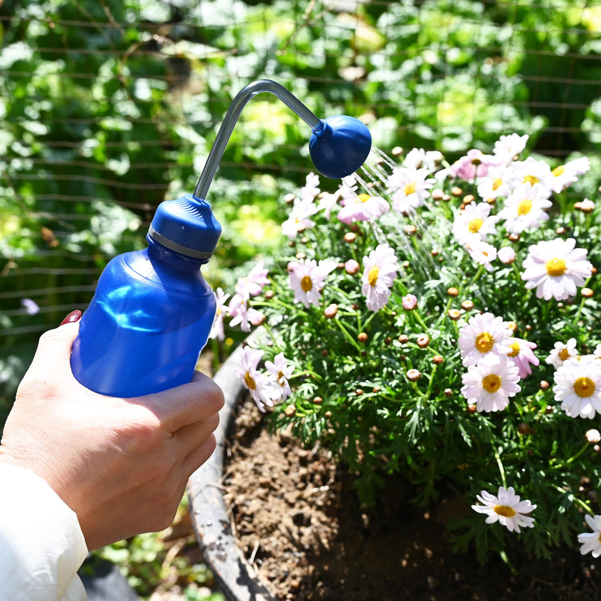 JUSUFU 2-in-1 watering can spray head enabling adjustable mist