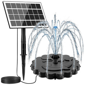 JuTai detachable floating panel on water enabling easy fountain setup.