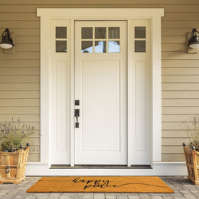 Juvale coco coir door mat for durable outdoor and indoor entrances