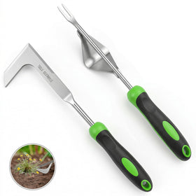 Juxifyron 2-piece weeding tool set pullers for quick weed removal.