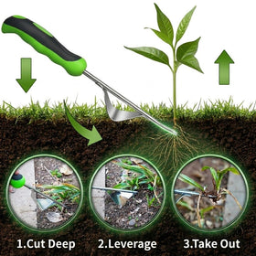 Juxifyron stainless steel weeding tools for durable, rust-resistant use.