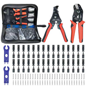 JUYLTOOL 60pcs solar crimping kit with MC4 connectors for secure field wiring