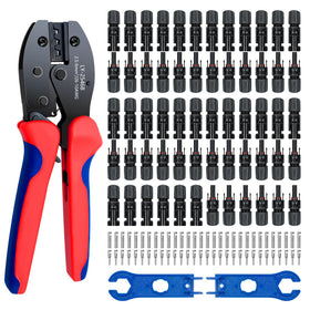 JUYLTOOL solar connector kit with 60pcs enables easy PV wiring