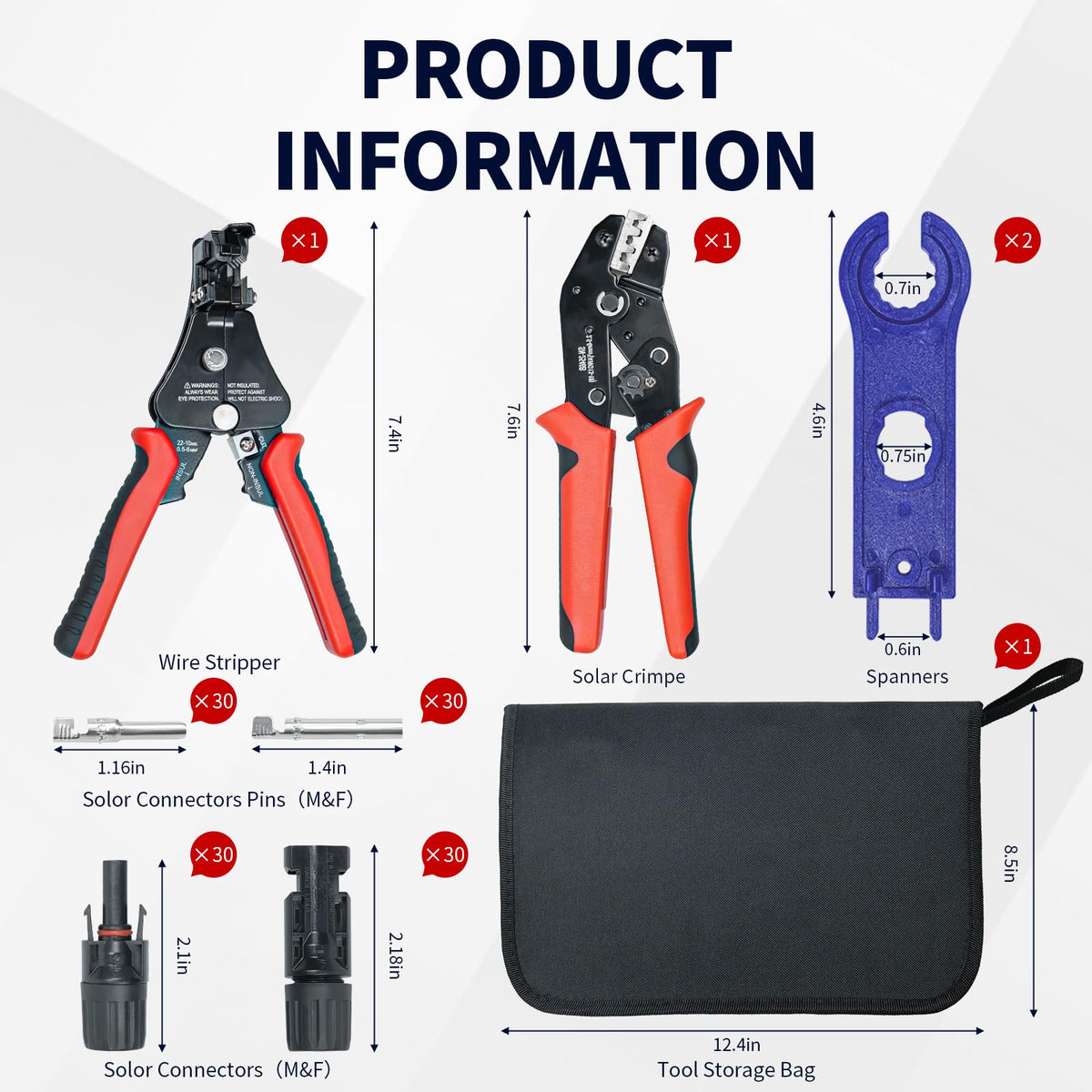 JUYLTOOL wire stripper and crimper for precise, clean electrical crimps