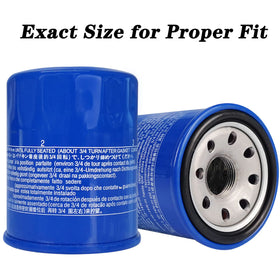 Jvfnxpm oil filter packaging two-pack emphasizes value and readiness.