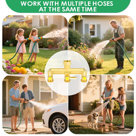 Jvgoo compatible 3/4-inch faucet image showing broad compatibility with standard hoses.