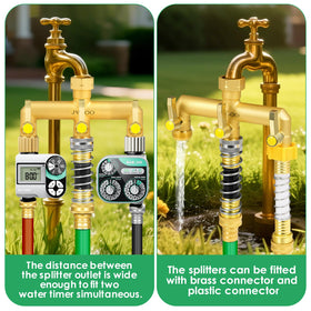 Jvgoo easy tool-free installation photo demonstrating simple faucet connection.