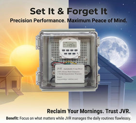 JVR screw-rod actuator delivers sturdy locking and smooth, reliable operation