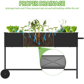 JWPEHOE grid storage area with hooks for tools and accessories.