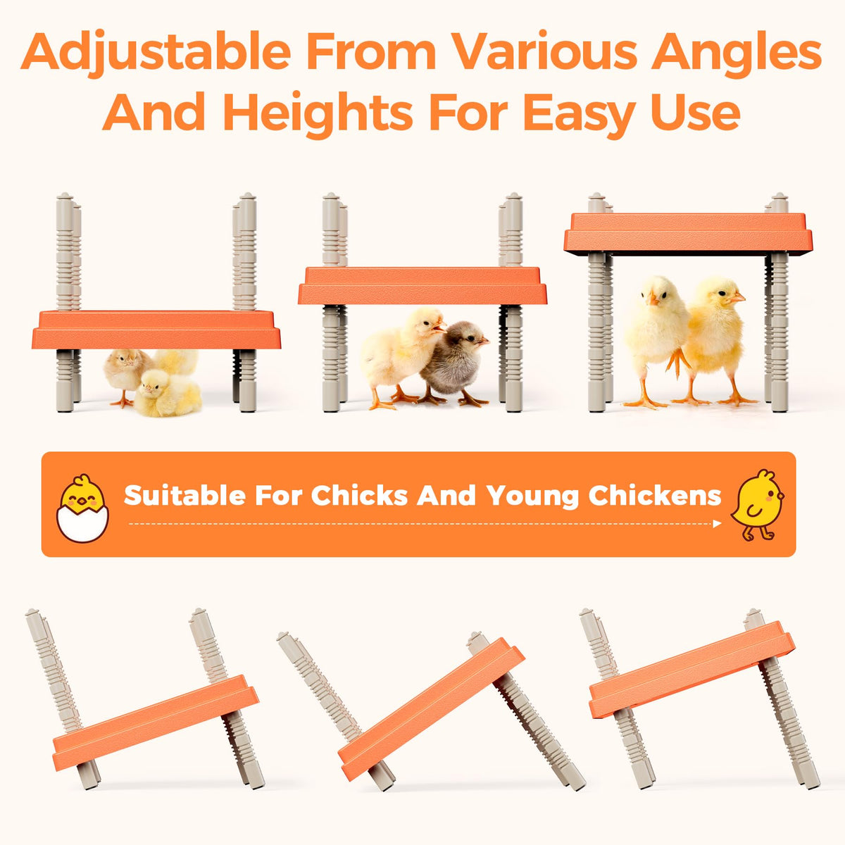 JXJHOVV Smart Chick Brooder Plate easy-assembly for quick setup.