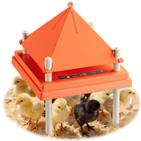 JXJHOVV Smart Chick Brooder Plate front view showing compact warmth for up to 15 chicks.