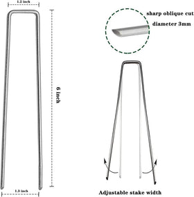 Jxrhy galvanized steel staple close-up highlighting rust-resistant construction.