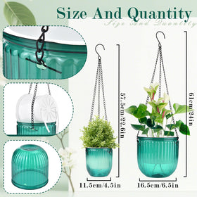 JxyHauteresce hanging planter with drainage holes promotes healthy root air flow