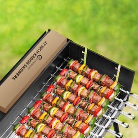JY COOKMENT dishwasher-safe skewers for quick cleaning and reuse