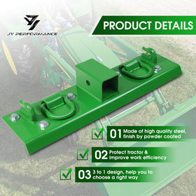 JY PERFORMANCE grab hook chain hook and D-ring assembly ready for secure tie-downs.