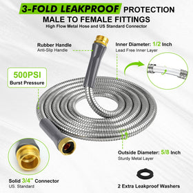 JYI&FORGE reinforced hose connector ensures long-lasting, leak-resistant joints.