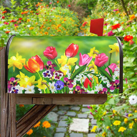 JYKCUL bright spring pattern enhances curb appeal and home decor.