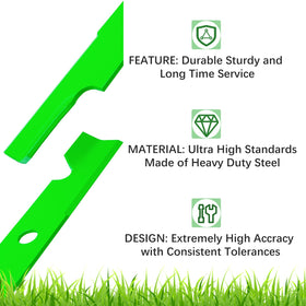 JYLEYJ blades are 2.5 inches wide for stable cutting