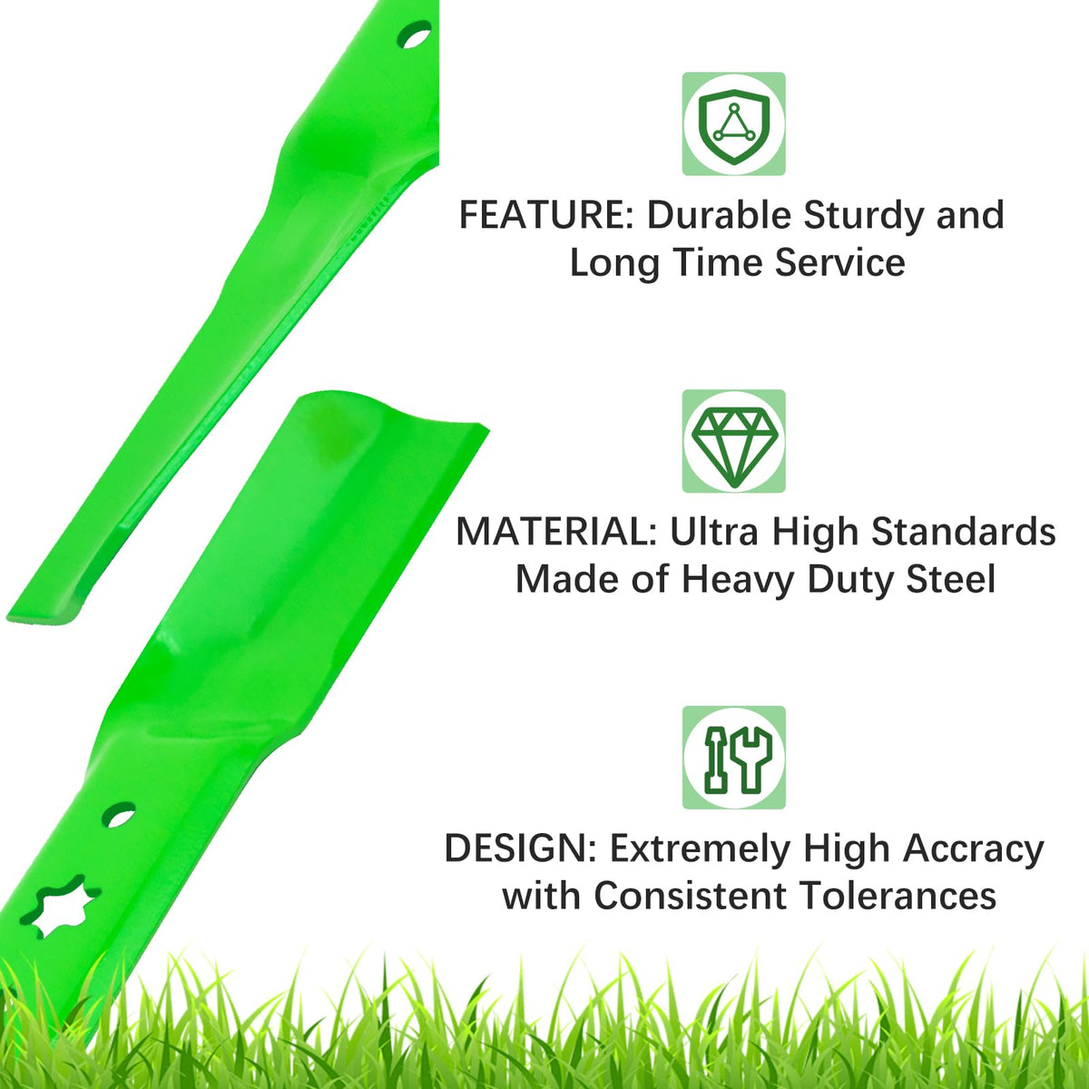 JYLEYJ bagging and side discharge support demonstrates flexible mowing options.