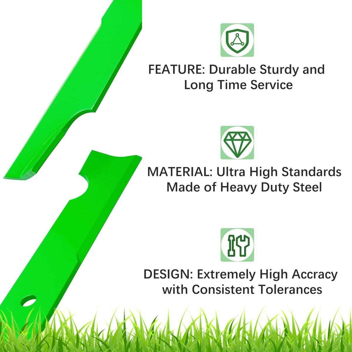 JYLEYJ heat-treated blades resist bending and wear for longer service