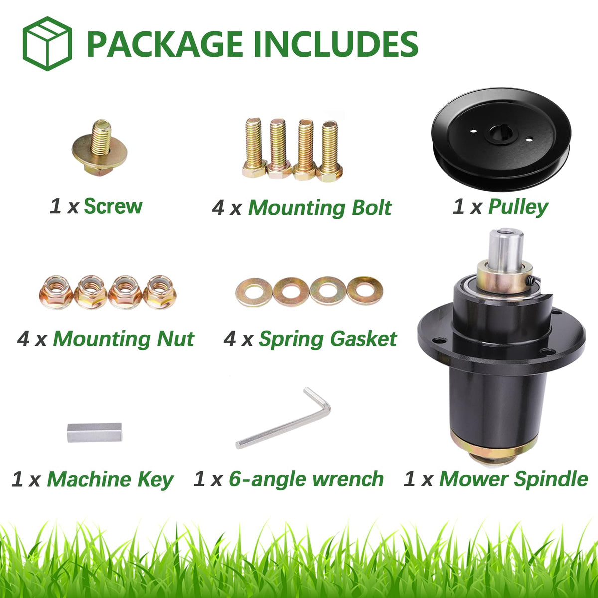 JYLEYJ Bolt-on spindle installation enables fast DIY upgrades.