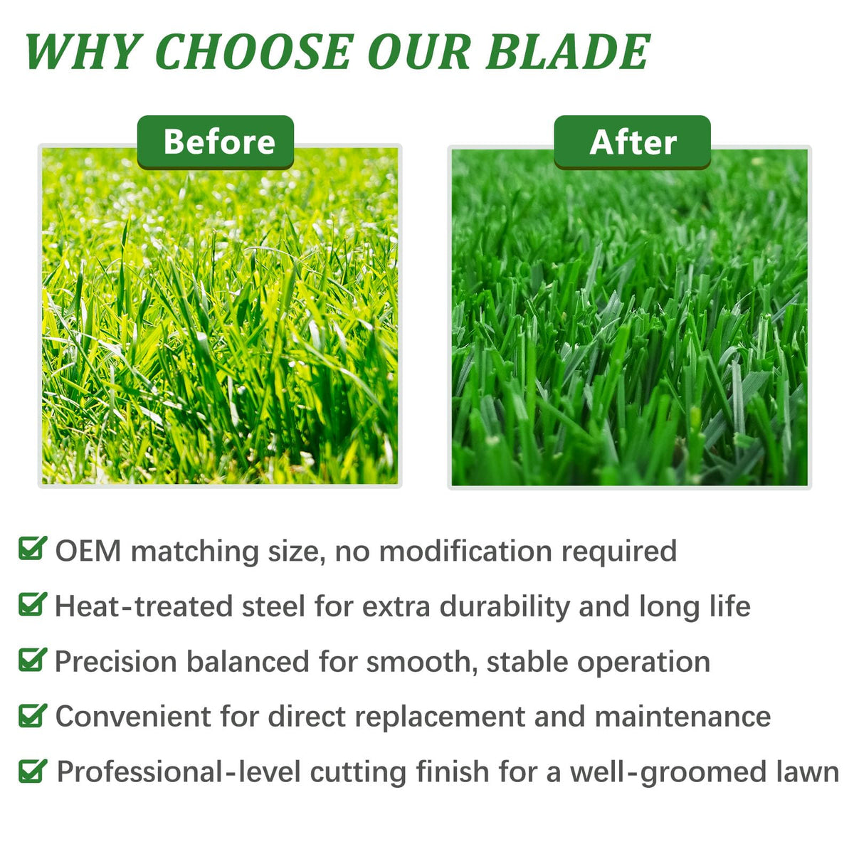 JYLEYJ durable blade with reinforced center hole for stable operation.